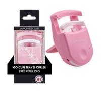 JAPONESQUE Recourbe-cils de Voyage - Recourbe-cils en Plastique pour le Maquillage de Voyage - Livré avec un Coussinet de Remplacement pour les Cils