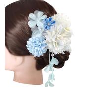 Japonisme Épingles à cheveux japonisme floral pour filles Kimono antique Fournitures d'épingle à cheveux Tsumami Japonisme Accessoires Cosplay Fleur Pinces à cheveux
