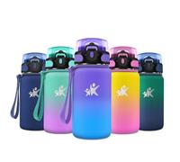 JAPORIA Gourde Isotherme 500ml, Bouteille d'eau Étanche, Gourde avec Paille, Reutilisable, sans BPA, pour l'école, Bureau, Fitness, Camping