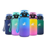 JAPORIA Gourde Isotherme 500ml, Bouteille Double Paroi, Bouteille Réutilisable avec Paille, sans BPA, Anti-Fuite, pour Fitness, Camping