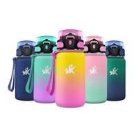 JAPORIA Gourde Isotherme 500ml, Bouteille Double Paroi, Réutilisable, Gourde avec Paille, sans BPA, Anti-Fuite, pour Cadeau, Bureau, Gym, École