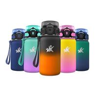 JAPORIA Gourde Isotherme 500ml, Gourde Réutilisable avec Paille, sans BPA, Anti-Fuite, Bouteille Inox pour Camping, Extérieur, Randonnée