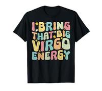 J'apporte de l'énergie à cette grande maman en forme de Vierge, style rétro et original, pastel T-Shirt