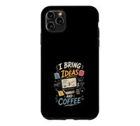 J'apporte des Idees et du Cafe Createurs Innovants Coque pour iPhone 11 Pro Max