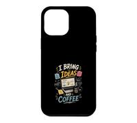 J'apporte des Idees et du Cafe Createurs Innovants Coque pour iPhone 12 Pro Max