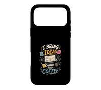 J'apporte des Idees et du Cafe Createurs Innovants Coque pour iPhone 17 Pro Max
