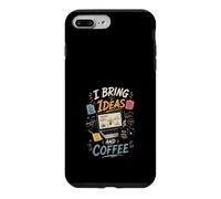 J'apporte des Idees et du Cafe Createurs Innovants Coque pour iPhone 7 Plus/8 Plus