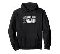 J'apporte Toujours Quelque Chose à dire à Un animateur Sportif Qui Diffuse Sweat à Capuche