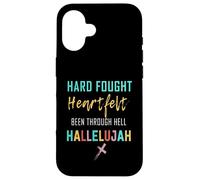 J'apporterai Mon Hallelujah Christian si durement combattu Coque pour iPhone 16