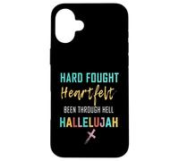 J'apporterai Mon Hallelujah Christian si durement combattu Coque pour iPhone 16 Plus