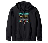 J'apporterai Mon Hallelujah Christian si durement combattu Sweat à Capuche