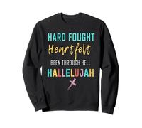 J'apporterai Mon Hallelujah Christian si durement combattu Sweatshirt