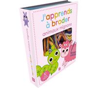 J'apprends à broder - Animaux mignons - - Collectif - Le Ballon Eds - Jeux livres objets
