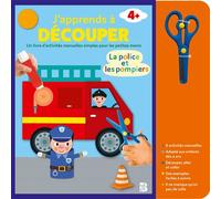 J'apprends à découper - La police et les pompiers - Collectif - Le Ballon Eds - broché - Document jeunesse