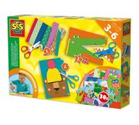 J'apprends à découper pas à pas - SES CREATIVE - Hobby 3 - 6 - Motricité Fine - 3 Ciseaux Sécurité + Loisirs + Zigzag - Age : 3+