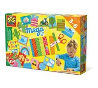 J'apprends à découper - SES CREATIVE - Hobby 3 - 6 - Méga kit - Motricité fine - 48 feuilles d’exercices - Age : 3+