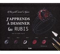 J'apprends à dessiner les rubis – Mon petit carnet à bijoux