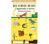 J'apprends à écrire : Animaux étonnants 5+ - Collectif - Le Ballon Eds - relié - Document jeunesse