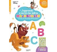 J'apprends À Écrire Les Lettres Majuscules Avec Tous Mes Personnages Disney Préférés ! - Petite Et Moyenne Section - Avec Plein D'autocollants Et Un Grand Poster De L'alphabet
