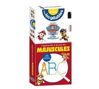 Les incollables - Maxi éventail - J'apprends à écrire les majuscules avec la Pat' Patrouille: 40 fiches effaçables
