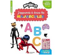 Collectif – Miraculous : J'apprends à écrire les majuscules PS - MS (3-5 ans) – Poche