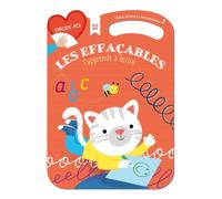 J'apprends à écrire (3-5) - rouge - Les effaçables, trace, efface et recommence - Collectif - Yoyo Books - broché - Document jeunesse