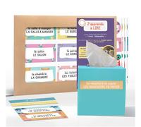 J'apprends à lire 88 mots scriptes et majuscules Avec autocollants - Delphine Mahe Bru - Dialektiquettes - Coffret - Scolaire / Universitaire