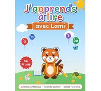 J'apprends à lire avec Lami: Méthode syllabique dès 4 ans - Grande Section : sons, syllabes, mots, phrases et histoires - Lecture et écriture en attaché