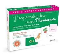 J'apprends à lire avec Montessori 105 cartes et 70 tickets de lecture pour apprendre à lire tout simplement - Charlotte Poussin - Eyrolles - Boîte ou accessoire - Guide