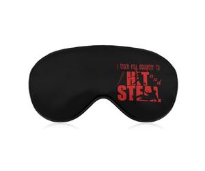 J'apprends à mes enfants à frapper et à voler un masque de sommeil doux avec sangle réglable, masques pour les yeux, bloque la lumière pour femmes et hommes