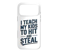 J'apprends à Mes Enfants Frapper et Voler du Baseball Coque pour iPhone 17 Pro Max