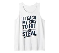 J'apprends à Mes Enfants Frapper et Voler du Baseball Débardeur