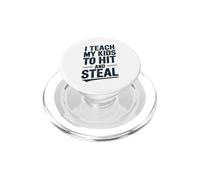 J'apprends à Mes Enfants Frapper et Voler du Baseball PopSockets PopGrip pour MagSafe