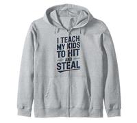 J'apprends à Mes Enfants Frapper et Voler du Baseball Sweat à Capuche