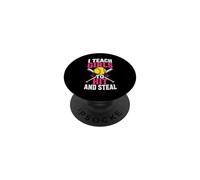 J'apprends aux Filles à Frapper et à Voler Un entraîneur de Softball PopSockets PopGrip Adhésif