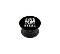 J'apprends aux garçons à Frapper et à Voler | Entraîneur de Softball PopSockets PopGrip Adhésif
