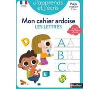 J'apprends et j'écris - Mon cahier ardoise Les lettres PS Fabienne Rousseau (Collection dirigée par), Mathilde Marin (Auteur), Estelle Maddedu (Illustration)