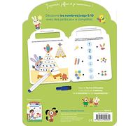 J'apprends, j'efface et je recommence! J'apprends à compter - Dès 4 ans