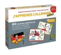 J'apprends l'allemand autrement - Niveau débutant: 80 cartes mentales pour apprendre facilement la grammaire, la conjugaison et le vocabulaire allemands avec livret explicatif
