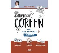 J'apprends le coréen avec @simsimcoreen Niveau débutant - Heejoo Sim - De Boeck Supérieur - broché - Méthode de langue
