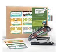J'apprends le corse 88 mots Pochette autocollants - Delphine Mahe Bru - Dialektiquettes - Coffret - Méthode de langue