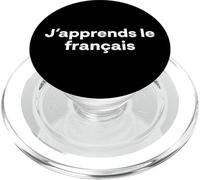« J'apprends Le français » Mot français drôle PopSockets PopGrip pour MagSafe