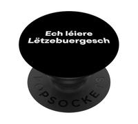 J'apprends Le luxembourgeois. Funny Luxembourgeois PopSockets PopGrip Adhésif