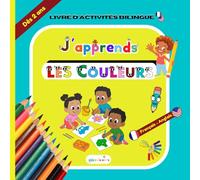 J'apprends les Couleurs avec mon Doudou - Livre d'activités bilingue Français Anglais - Dès 2 ans: Un Imagier bilingue pour découvrir les couleurs ... légumes, plantes, végétaux, animaux, fleurs
