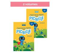 J'apprends les maths - avec Picbille CP fichier de l'élève en 2 volumes- Ed 2025 - Rémi Brissiaud - Retz Eds - Coffret - Scolaire / Universitaire