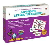 J'apprends les multiplications autrement 10 cartes mentales pour apprendre facilement les tables de multiplications ! +120 cartes d'entraînement pour réviser en s'amusant - Filf - Eyrolles - Boîte ou 