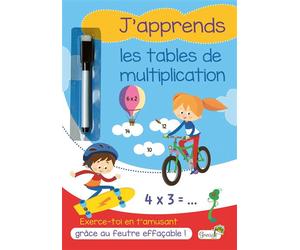 J'apprends les tables de multiplication - Gabriel Cortina - Grenouille - broché - Document jeunesse