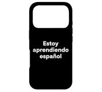 « J'apprends l'espagnol ». Mot Espagnol Coque pour iPhone 17 Pro