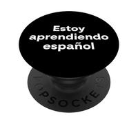 « J'apprends l'espagnol ». Mot Espagnol PopSockets PopGrip Adhésif
