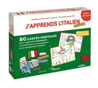 J'apprends l'italien autrement - niveau débutant: 80 cartes mentales pour apprendre facilement la grammaire, la conjugaison et le vocabulaire italiens !